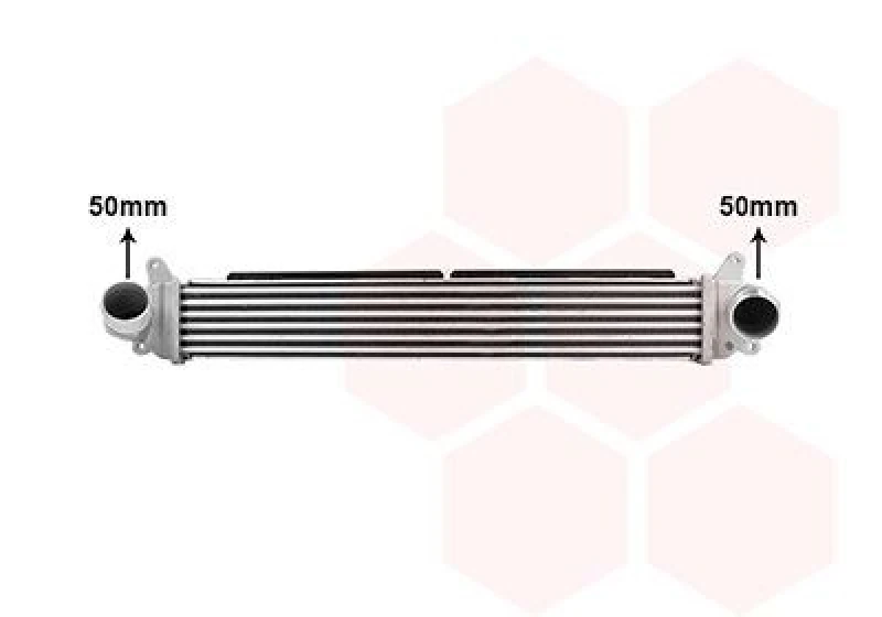Image of VAN WEZEL Intercooler VAN WEZEL 82014718