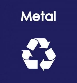 Image of Spectrum Warehouse Recycling Sacks-Metal