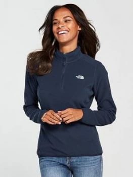 Image of The North Face 100 Glacier 14 Zip Navy Size 2XL Women