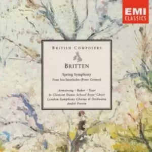 image of Britten Spring Symphony by Dame Janet Baker CD Album