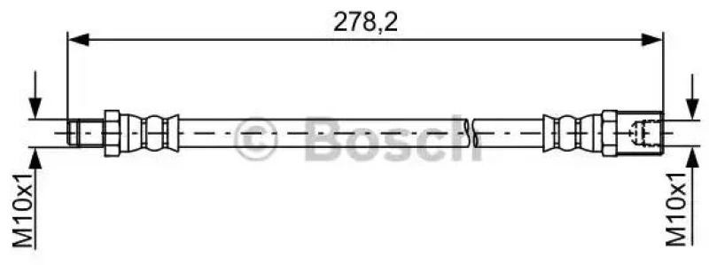 Image of Bosch 1 987 481 846 Brake Hose Brake Hose (83)