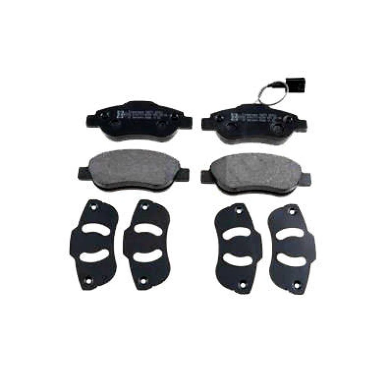 Image of ZIMMERMANN 24072.175.2 Brake pad set Front Axle, incl. wear warning contact, Photo corresponds to scope of supply Brake Pad Set,disc brake (402)