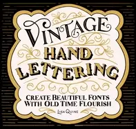 Image of vintage hand lettering create beautiful fonts with old time flourish