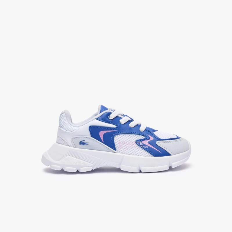 Image of Lacoste L003 Neo Trainers - Blue Blue 8.5 infant