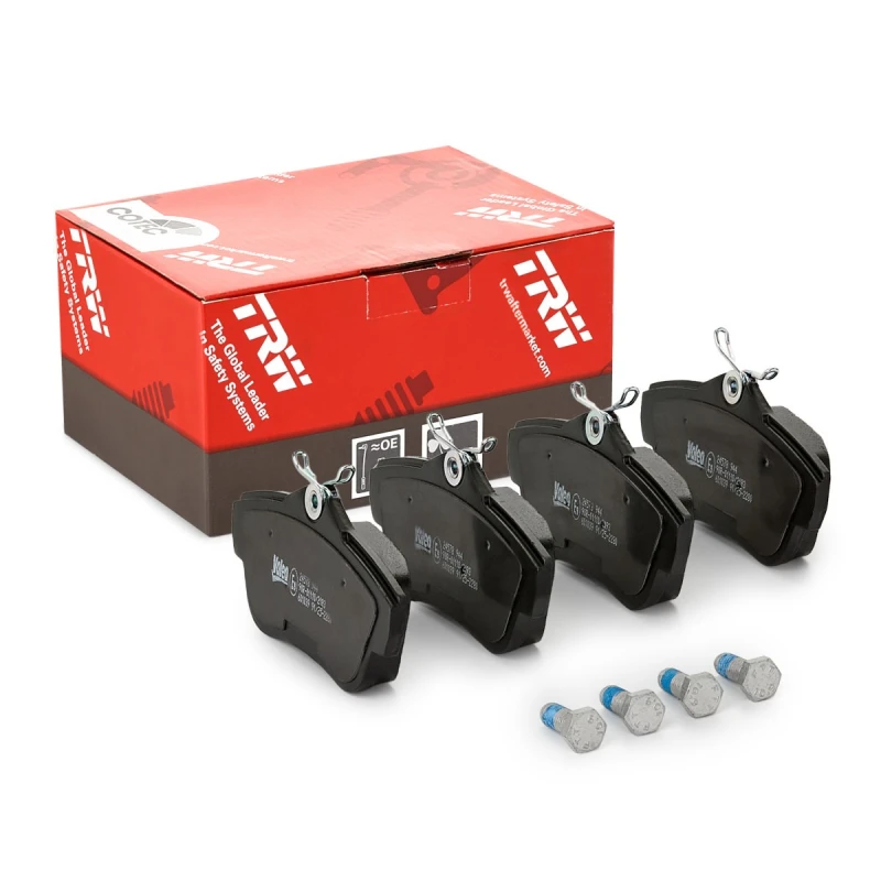 Image of TRW GDB1269 Brake pad set prepared for wear warning indicator Brake Pad Set,disc brake (402)