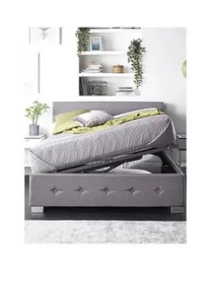 Image of Aspire Linen Side Opening Ottoman Bed