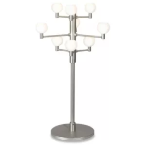 image of Linea Verdace Dallas Table Lamp Satin Nickel