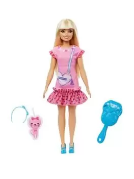Image of Barbie My First Barbie “Malibu” Soft Body Doll and Accessories, One Colour
