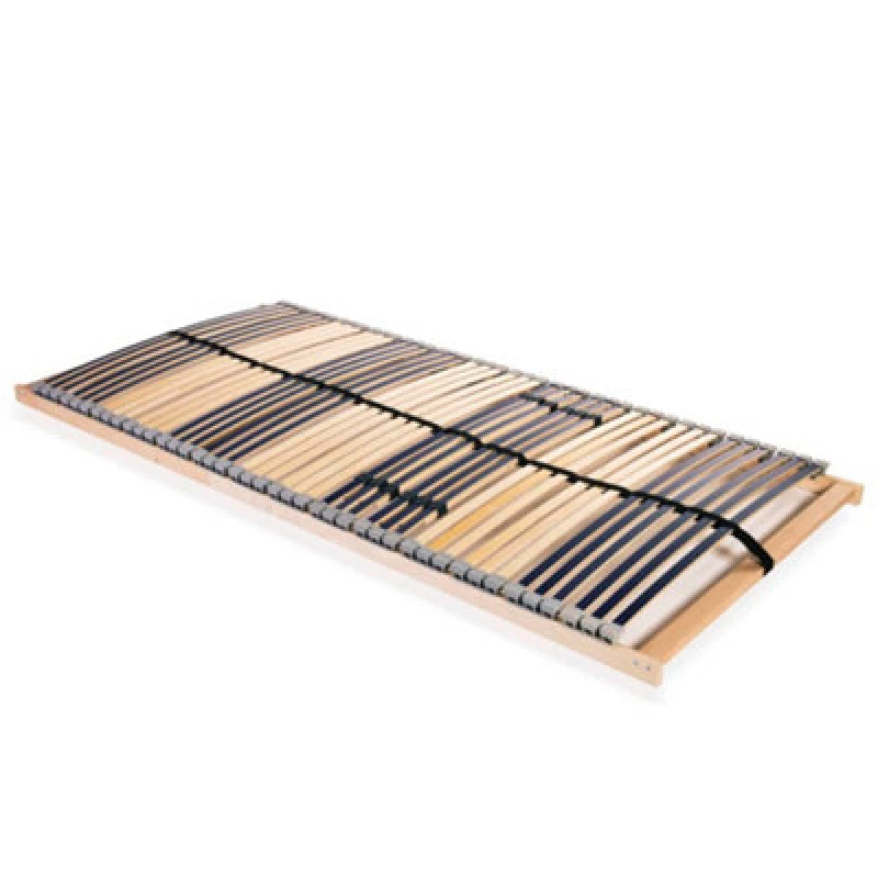 Image of vidaXL Slatted Bed Base with 42 Slats 7 Zones 140x200cm Bedroom Furniture