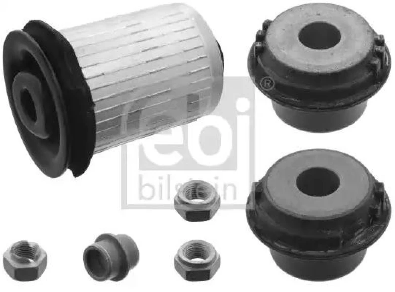 Image of FEBI BILSTEIN 100929 Arm Bushes Front Axle Right Elastomer Control Arm-/Trailing Arm Bush (251)