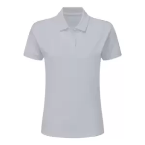 Image of SG Ladies Cotton Short Sleeve Polo Shirt (2XL) (Light Oxford)