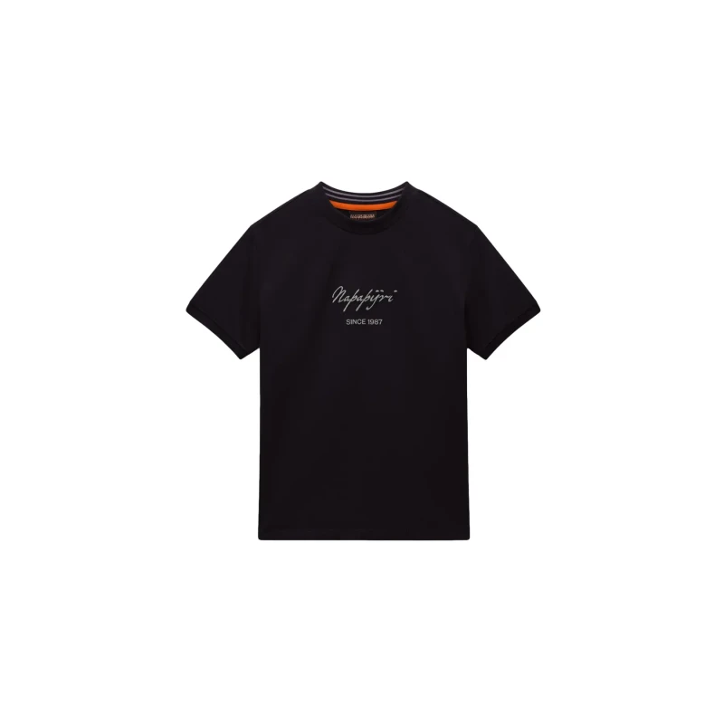 Image of Womens T-Shirt Napapijri Baryte Noir Female XS