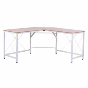 Image of Caledonia L-Shape Corner Desk 150cm, Oak