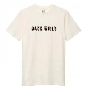 image of Jack Wills Tynedale Stack T-Shirt - White