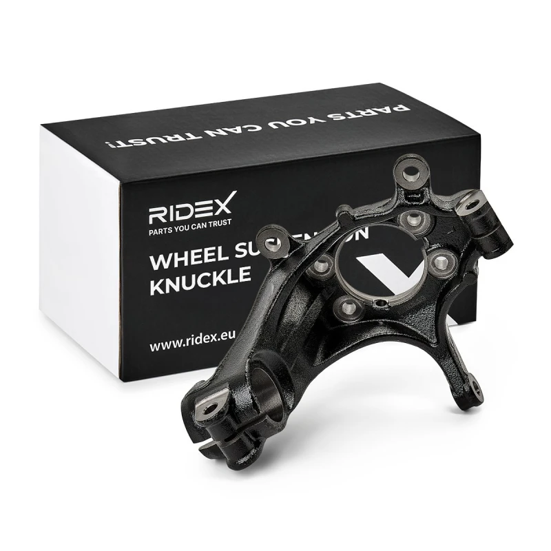 Image of RIDEX 1159S0363 Steering Knuckle Front Axle Left Stub Axle,wheel suspension (1159)