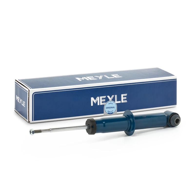 Image of MEYLE 326 723 0000 Shock absorber Rear Axle, Gas Pressure, Twin-Tube, Original Quality, Spring-bearing Damper, Bottom eye Shock Absorber (854)