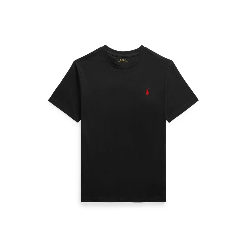 Image of Polo Ralph Lauren Boy's Short Sleeve Logo T Shirt - Black 7 - 8 Years
