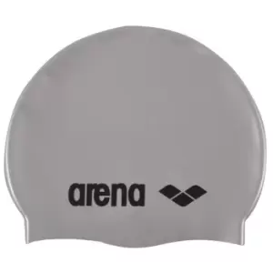 Image of Arena Kids Swim Cap Classic Silicone Junior - Silver