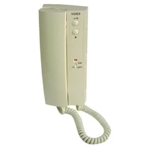 image of Videx 3102A 2 Button Handset with On/Off Switch Electronic Call Tone and AC Buzzer