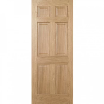 Image of LPD Regency 6 Panel Fully Finished Oak Internal FD30 Fire Door - 1981mm x 686mm (78 inch x 27 inch)