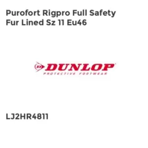 Image of Purofort Rigpro Full Safety Fur Lined Sz 11 Eu46