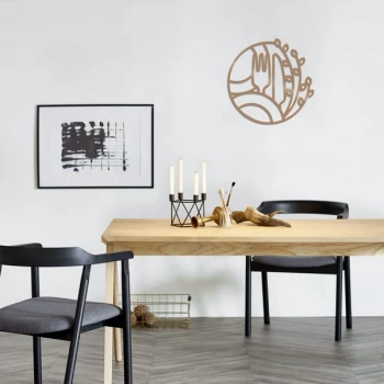 Image of Kitchen - Copper Copper Decorative Metal Wall Accessory