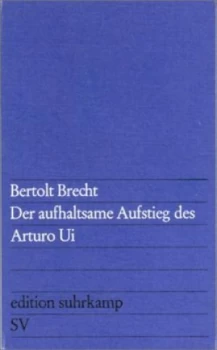 Image of Der Aufhaltsame Aufstieg Des Arturo Ui by Bertolt Brecht Book