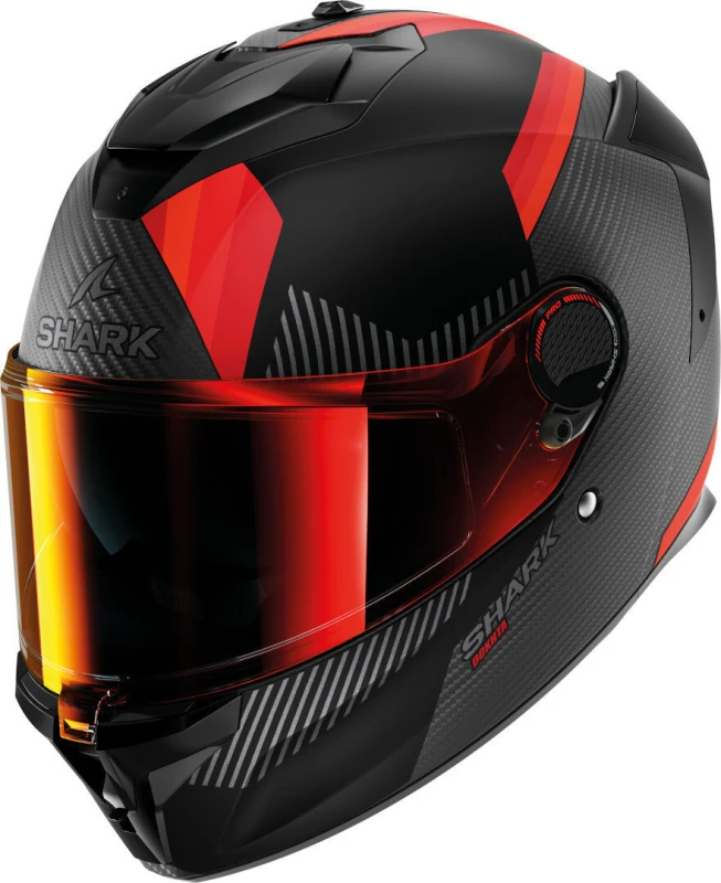 Image of Shark Spartan GT Pro Dokhta Carbon Helmet, black-red, Size L for Men