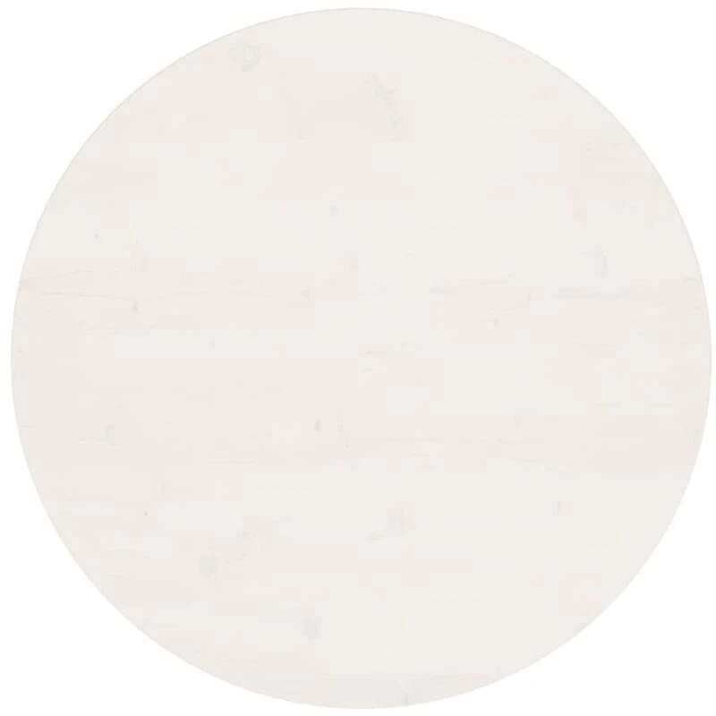 Image of VIDAXL Table Top White Ø70x2.5cm Solid Wood Pine Vidaxl 8720286875698