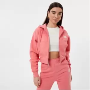 image of Jack Wills Wave Zip Up Hoodie - Pink