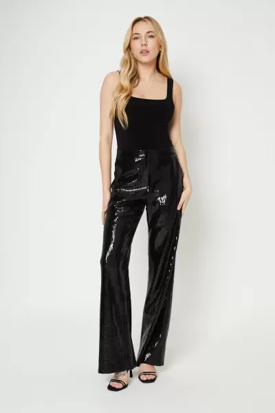 image of Tall Sequin Wide Leg Trousers