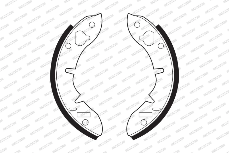 Image of FERODO Brake Shoe Set FERODO FSB373