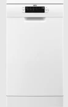 image of AEG 6000 SatelliteClean FFB62417ZW Slimline Freestanding Dishwasher