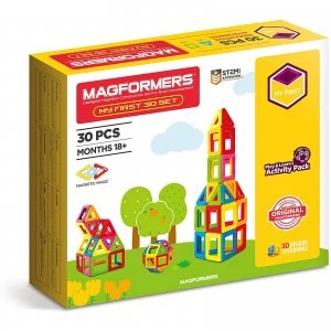 image of Magformers - My First Magformers Magnetic Building Set (30pc)