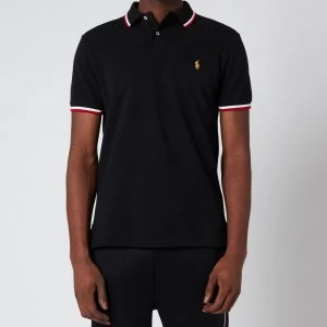 Image of Polo Ralph Lauren Mens Basic Mesh Slim Fit Polo Shirt - Polo Black - L