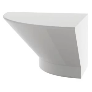 Image of Cooke Lewis High Gloss White Sconce W70mm D38mm H38mm