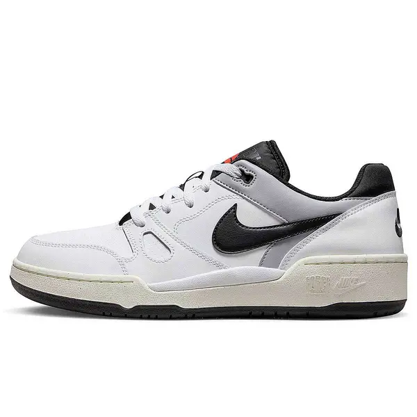Image of Nike Full Force Low, White/black-pewter-sail-black-team Orange Male 45