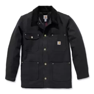 image of Carhartt Mens Firm Duck Chore Cotton Work Jacket Coat M - Chest 38-40' (97-102cm)