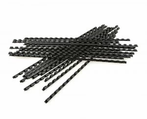 Image of Rexel Comb Binding A4 21 Rings 6mm Pack of 25 Black