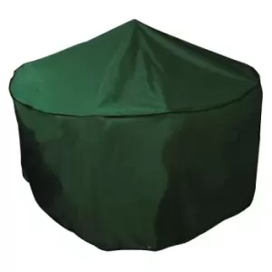 Image of Bosmere Protector 6000 Circular Patio Set Cover 6/8 Seat Dark Green