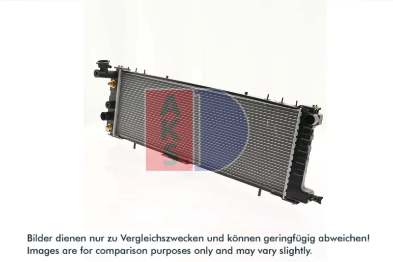 Image of AKS DASIS 520024N Engine radiator Aluminium, Brazed cooling fins Radiator,engine cooling (470)