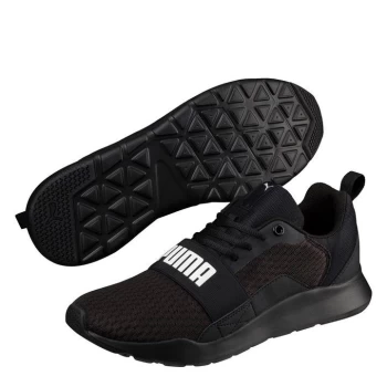 Image of Puma Wired Mens Trainers - Black