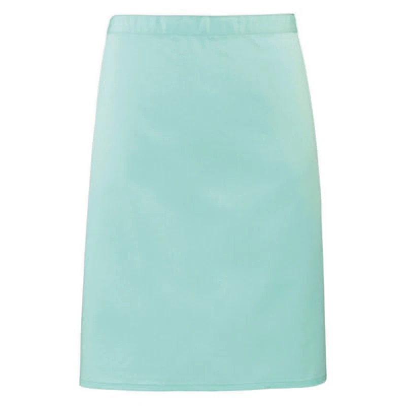 Image of Premier Premier Colours Mid Length Apron in Aqua One Size Unisex 5063470681488