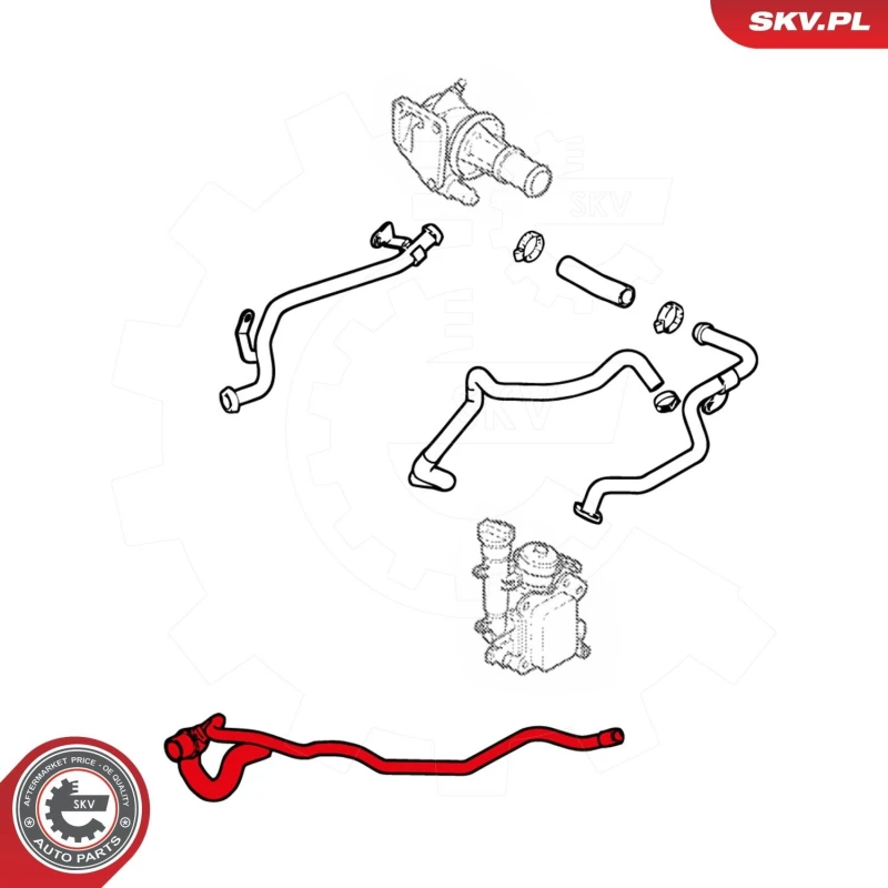 Image of ESEN SKV Radiator hose ESEN SKV 24SKV235