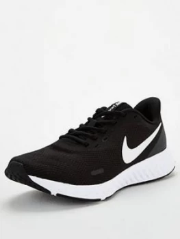 Image of Nike Revolution 5 - Black/White, Size 10, Men