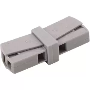 image of WAGO 224-201 2-Pin Lab Connector Terminal 0.5-2.5mm² 16A Grey