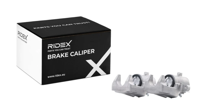 Image of RIDEX 78B1854 Brake caliper Rear Axle, without holder, for vehicles with electric parking brake Aluminium Brake Caliper (78)