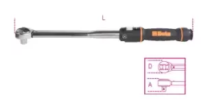 image of Beta Tools 666N-LBF.IN/10 3/8" Dr Reversible Torque Wrench 200-800Nm 006660070