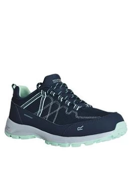 Image of Regatta Samaris Lite Low Walking Shoes - Navy, Size 6, Women