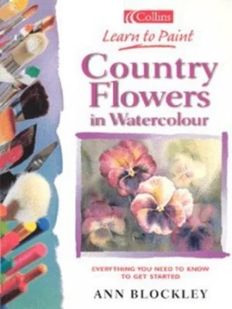 Image of Country Flowers in Watercolour by Ann Blockley Paperback